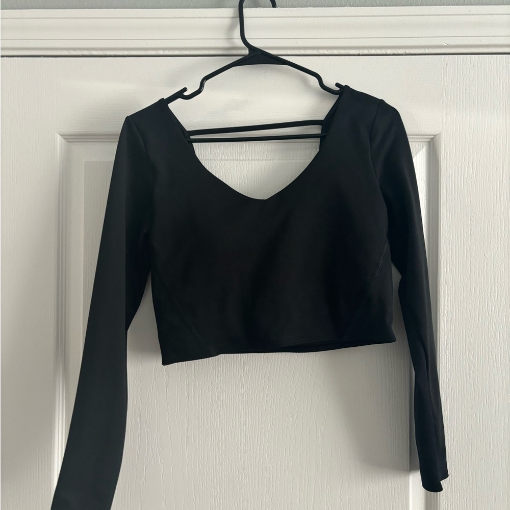 Women’s Black Workout Top